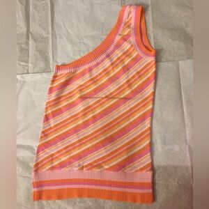 Bebe Multicolor Striped Knit Top